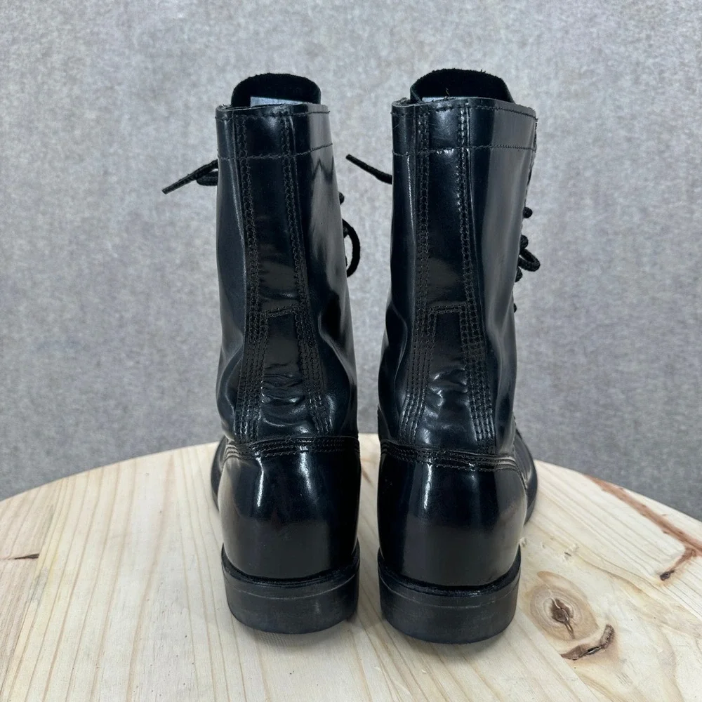 Corcoran Jump Boots Mens 10 D Black Leather Cap Toe Military Combat Lace Up